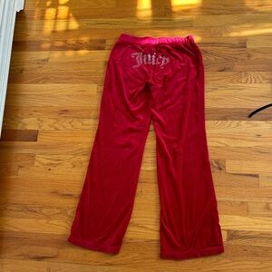Juicy Couture Kids Red Sweatpants